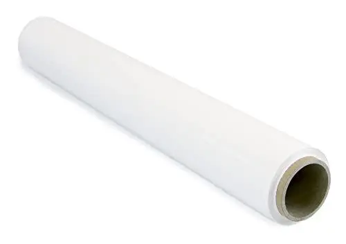 Produktbild: Film Rot zum Verpacken von 50 cm x 300 m Länge, elastische Folie, manuelle Verpackung (Weiß, 1 Rollen)