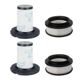 Produktbild: Filter für Rowenta X-Force Flex 11.60 12.60 14.60 15.60 Animal RH98xx RH99xx Staubsauger, 2 Pre-Motor Filter + 2 Post Motor Filter,Ersatz Filter für ZR009007,ZR009008