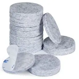 Produktbild: Filzgleiter Rund Selbstklebend, 50 mm 18 Stück 50 Stück 5 mm Möbelgleiter Filz Pads für Möbel Boden Stühle Möbelfüße(Grau)