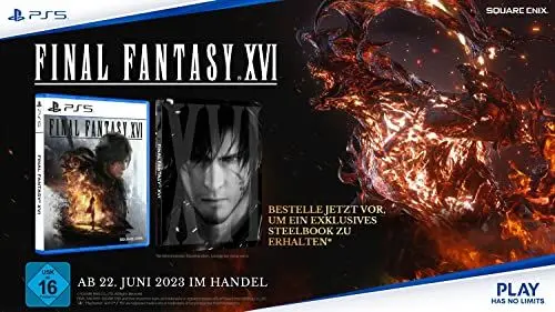Produktbild: Final Fantasy XVI - Steelbook Edition (Amazon Exklusive) (PlayStation 5)