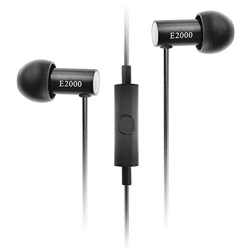 Produktbild: final E2000C Geräuschisolierender In-Ear Kopfhörer Mit Mikrofon Und Fernbedienung - Aluminium Schwarz