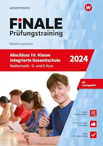 Produktbild: FiNALE Prüfungstraining Abschluss Integrierte Gesamtschule Niedersachsen: Mathematik 2024 Arbeitsbuch mit Lösungsheft