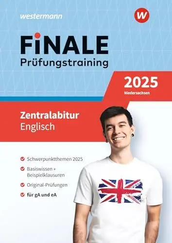 Produktbild: FiNALE Prüfungstraining Zentralabitur Niedersachsen: Englisch 2025