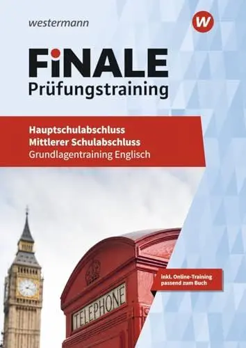 Produktbild: FiNALE Prüfungstraining - Hauptschulabschluss, Mittlerer Schulabschluss, m. 1 Buch: Grundlagentraining Englisch