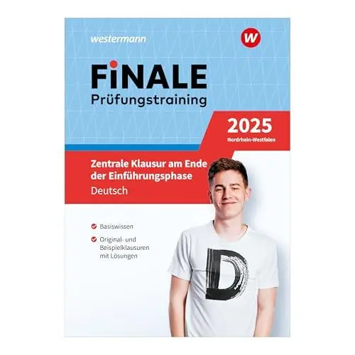 Produktbild: FiNALE Prüfungstraining – Zentrale Klausur am Ende der Einführungsphase: Deutsch 2025 (FiNALE Prüfungstraining: Zentrale Klausuren E-Phase Nordrhein-Westfalen)