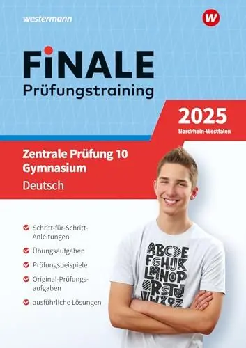 Produktbild: FiNALE - Prüfungstraining Zentrale Prüfungen 10 Gymnasium Nordrhein-Westfalen: Prüfungstraining Deutsch 2025