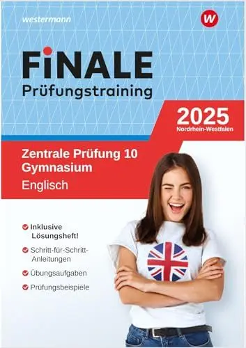 Produktbild: FiNALE - Prüfungstraining Zentrale Prüfungen 10 Gymnasium Nordrhein-Westfalen: Prüfungstraining Englisch 2025