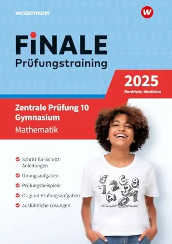 Produktbild: FiNALE - Prüfungstraining Zentrale Prüfungen 10 Gymnasium Nordrhein-Westfalen: Prüfungstraining Mathematik 2025