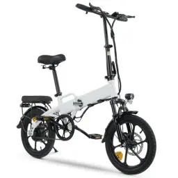 Produktbild: Finbike Elektrofahrräder Klappbar,14/16 Zoll Elektrofahrrad 7.8Ah Akku,250W Kompakt E-Bike mit 3H Schnellladung,3 Fahrmodi,3 Geschwindigkeitsmodi,Reichweite MAX 45km,Falt-Pedelec für Erwachsene/Teens
