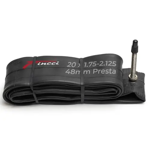 Produktbild: Fincci 20 x 1,75 1,95 2,0 2,1 2,125 Zoll 48mm Sclaverandventil Schläuche Fahrradschlauch für BMX Mountainbike MTB Fahrrad oder Kinderfahrrad
