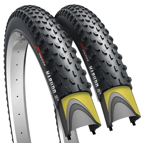 Produktbild: Fincci Gravel Fahrradreifen 29 Zoll - Paar Faltreifen Anti-Punktur 29 x 2.10 Zoll mit Pannenschutz 1 mm - Fahrrad Mantel 52-622 für MTB, Rennrad, Mountainbike, Hybrid Fahrrad - 2er Pack