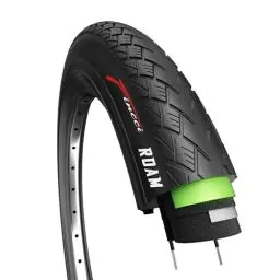 Produktbild: Fincci Fahrradreifen 700x35c - Reifen 28 Zoll Unplattbar FaltReifen 37-622 Rennrad Mantel mit 3 mm Pannenschutz für Elektrisches, Straße, Mountainbike MTB, Tourenrad Fahrrad, Schwarz