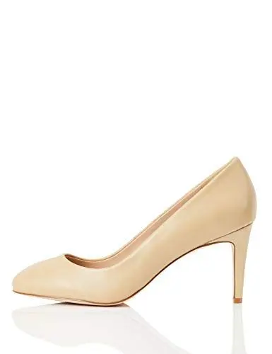 Produktbild: find. Damen RUTH-S-SH-1-2 Absatzschuhe mit geschlossenem Zehenbereich, Beige, 41 EU