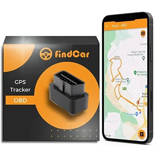 Produktbild: findCar OBD | GPS Tracker Auto | GPS-Autofinder mit App für Motorrad und andere Fahrzeuge Einfache Installation | Echtzeitortung | Geschwindigkeitswarnungen | Anti-Diebstahl | Geofence (OBD-2G)