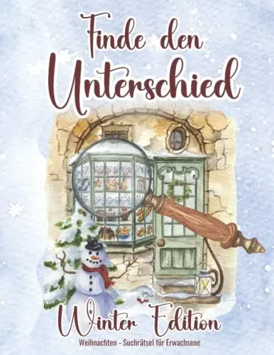 Produktbild: Finde den Unterschied: Winter Edition: Bildersuchrätsel für Erwachsene und Senioren