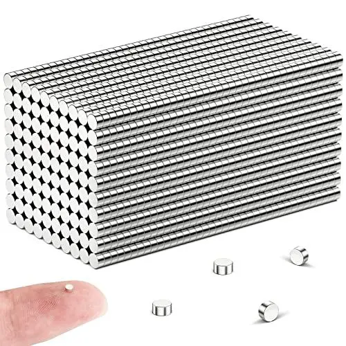 Produktbild: FINDMAG 50 Stück 2 mm x 1 mm Kleine Magnet Stark, Kühlschrankmagnete, Mini Magnete Pinnwand, für Magnettafel, Magnete Kühlschrank, für Handwerk, Zuhause, Büro, Fotos