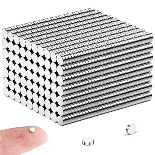 Produktbild: FINDMAG 50 Stück 3 mm x 1 mm Mini Magnete Stark, Kühlschrankmagnete,Magnete für Magnettafel, Whiteboard Magnet für Handwerk, Zuhause, Büro, Fotos