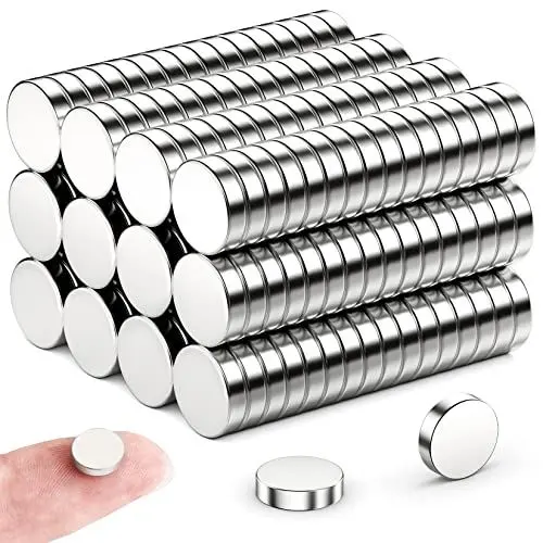 Produktbild: FINDMAG 50 Stück 8 mm x 2 mm Kleine Magnete Stark, Kühlschrankmagnete, Magnet Rund, Magnete für Magnettafel, Whiteboard Magnet für Handwerk, Teilezusammenstellung