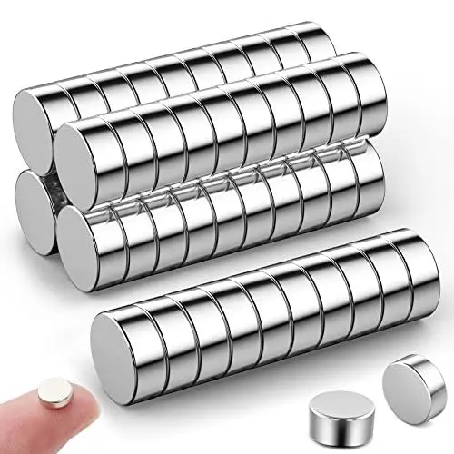 Produktbild: FINDMAG 30 Stück 8 mm x 3 mm Neodym Magnete Extra Stark, Whiteboard Magnet, Starke Magnete für Magnettafel, Mini Magnet für Pinnwand, Handwerk, Zuhause, Büro