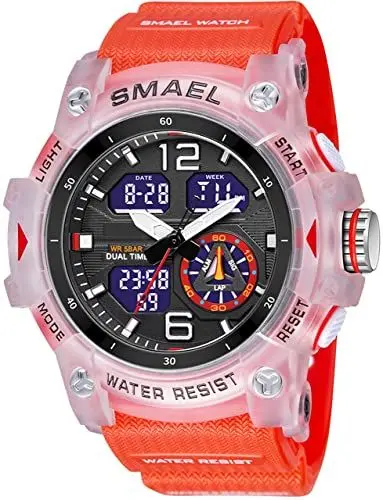Produktbild: findtime Militär Uhr Herren Armbanduhr Digital und Analog wasserdichte Herrenuhr Sportlich LED Digitaluhr Kalender Wecker Stoppuhr mit Armband Taktische Uhren Männer Outdoor