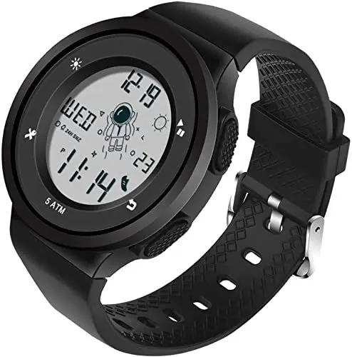 Produktbild: findtime Sport Digitaluhr Armbanduhr Damen Herren Digital Uhren mit Licht Alarm Datum Coutdown Stoppuhr Damenuhr Digital Teenager Uhr 5 bar wasserdichte Armbanduhren Jugendliche