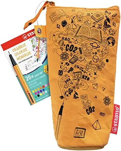Produktbild: STABILO - Fineliner - point 88 im Kraftpapier Mäppchen - mit 20 verschiedenen Farben