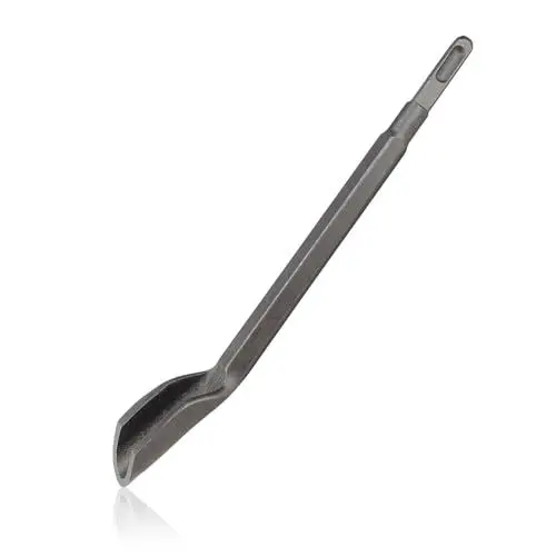 Produktbild: FINELYCR Meißel SDS Plus, U-förmiger Meißel aus Legiertem Stahl, 250 x 25mm, für Schlagbohrer und Bohrhammer