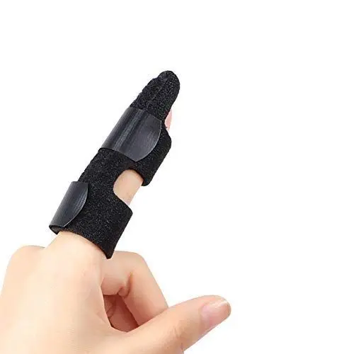 Produktbild: Fingerschiene für Zeigefinger Mittel Ring Kleiner Daumen Trigger Finger, Einstellbar Fingerbandage bei Arthrose Tenosynovitis Sport Verletzung Kapselriss Fit für Alle Finger der