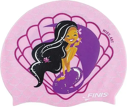 Produktbild: FINIS Unisex-Adult Seashell Mermaid Silicone Cap, One Size