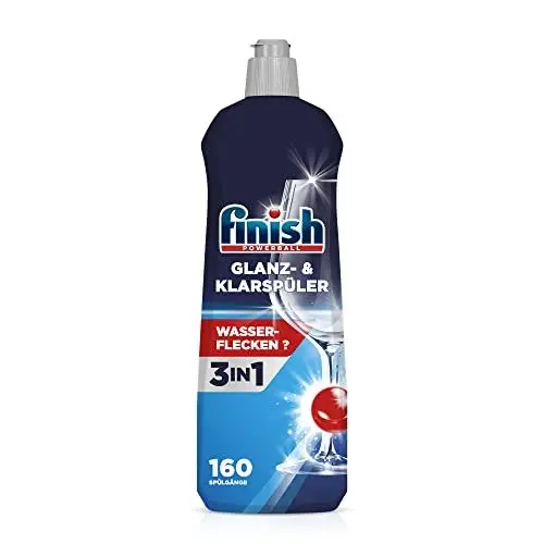 Produktbild: Finish Glanz- & Klarspüler – Für strahlendes und trockeneres Geschirr ohne Wasserflecken – Megapack mit 800 ml