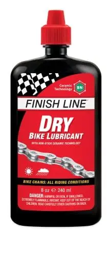 Produktbild: Finish Line Kettenöl Trockenschmiermittel Zubehör für Fahrradkette 240 ml Allwetter Kettenfett Rennrad MTB Gravel ebike bike Fahrradöl