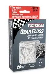 Produktbild: Finish Line Sonstiges Reinigungsgerät und fäden Gear Floss (20 Stück), Mehrfarbig