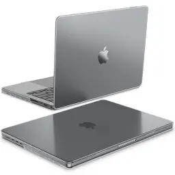 Produktbild: Fintie Hülle Kompatibel mit MacBook Pro 14 Zoll (2024-2021) A3112 A3401 A3185 A2992 A2918 A2779 A2442 M4 M3 M2 M1 Pro/Max, Premium Ultradünne Matt Hartschale Schutzhülle Case, Hellgrau