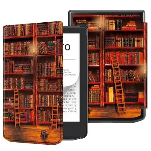 Produktbild: Fintie Hülle für Pocketbook Verse Pro/Verse (2023)/Verse Pro Color (2024) eReader - Ultradünne und Superleichte Schutzhülle Tasche mit Auto Schlaf/Wach und Magnetverschluss
