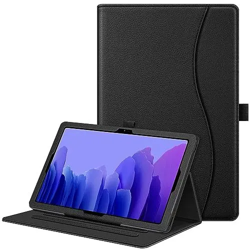 Produktbild: Fintie Hülle für Samsung Galaxy Tab A7 10,4 2022/2020, Multi-Winkel Betrachtung Folio Schutzhülle mit Auto Schlaf/Wach Funktion und Dokumentenfach, Schwarz