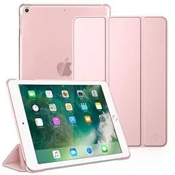 Produktbild: Fintie Hülle für iPad 9.7 Zoll 2018/2017 - Ultradünn Schutzhülle mit transparenter Rückseite Abdeckung Cover mit Auto Schlaf/Wach für 9.7