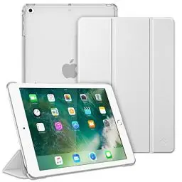 Produktbild: Fintie Hülle für iPad 9.7 Zoll 2018/2017 - Ultradünn Schutzhülle mit transparenter Rückseite Abdeckung Cover mit Auto Schlaf/Wach für 9.7
