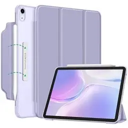 Produktbild: Fintie Hülle für iPad Air 11 Zoll M2 (2024), iPad Air 5. Generation (2022)/ iPad Air 4. Gen 10,9 Zoll Case - (Magnetverschluss) Leichte Standhülle mit Durchscheinend Mattierter Rückseite, Violett