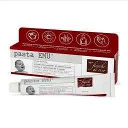 Produktbild: Fiocchi di Riso - EMU-Paste - 30 ml - Windelwechsel - Beruhigt Rötungen, Entzündungen und hilft bei der Hautregeneration.