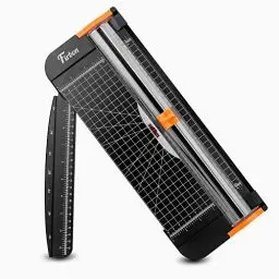 Produktbild: Firbon A4 Papierschneider 12 Zoll Titan Gerader Schneidemaschine Scrapbooking Werkzeug mit Automatischem Sicherheitsschutz und Seitenlineal Austauschbare Klinge für Coupon, Karton, Etikett und Foto
