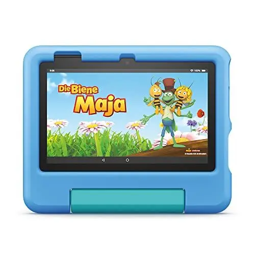 Produktbild: Fire 7 Kids-Tablet, 7-Zoll-Display, für Kinder von 3 bis 7 Jahren, 32 GB, blau