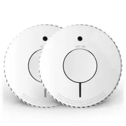 Produktbild: Fire Angel Optische Q-Label Rauchmelder mit 10-Jahres-Batterie, FA6120-INT-T2 (ST-622 / ST-620 Ersatz, Neue Generation), 2er Set