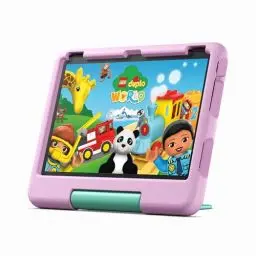 Produktbild: Fire HD 10 Kids-Tablet – für Kinder ab dem Vorschulalter | Mit brillantem 10-Zoll-Display, Kindersicherung und 2 Jahren Sorglos-Garantie | Version 2023, 32 GB, rosa