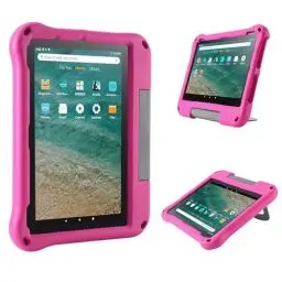 Produktbild: Fire HD 10 Kids Pro Hülle, Fire HD 10 & Fire HD 10 Plus für Kinder (10,1 Zoll, 13th/11th Gen, 2023/2021 Release), Leichte Stoßfeste mit Stände Amazon Tablet Schutzhülle -Rosa