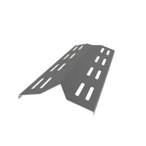 Produktbild: Fire World Brennerabdeckung Flammenverteiler Edelstahl Landmann Triton 2 und 3 I 39,5 x 16,5 cm I Gasgrill Flammenblech Aromaschienen Made in Germany 1 Stück