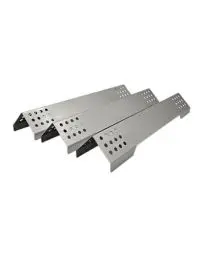 Produktbild: Fire World Edelstahl Brennerabdeckung Gasgrill for Rösle Videro Series, Edelstahl Aromaschienen für Rösle Videro G3, G3-S, G3-S Nero, Vario+, auch für Sansibar Brennerschutz Flavorizer Bars 3Stück