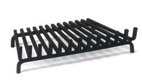 Produktbild: FIREFIX 4030/H Feuerrost mit Hufnagelschmiedung, konisch, schwarz lackiert, 4-Kant-Stahl mit 16 mm Materialstärke, 670 x 450 x 400 mm vorne x Breite hinten x Tiefe