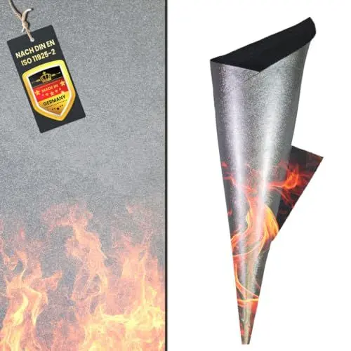 Produktbild: FireMat Silk-A Edition 18x18cm, Hitzebeständige Matte,Brandschutz Unterlage, Öl abweisend + rutschfest.Feuerfeste Unterlage für Elektrogeräte wie Kaffeemaschine, Wasserkocher, Mikrowelle ..