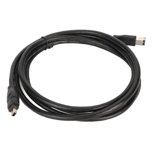 Produktbild: Firewire-DV-Kabel, Plug-and-Play-IEEE1394-Firewire-Kabel, 5,9 Fuß, 6-polig auf 4-polig, für -Camcorder