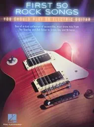 Produktbild: First 50 Rock Songs You Should Play On Electric Guitar -For Guitar- (TAB Book): Noten, Sammelband für Gitarre